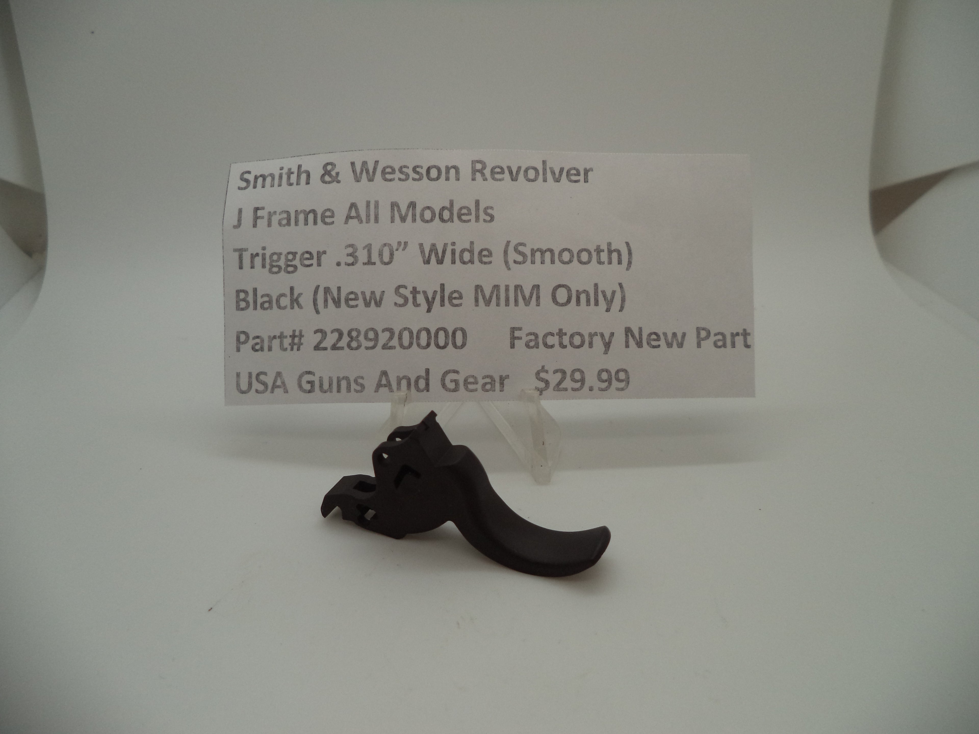 228920000 Smith & Wesson J Frame Model 340 360 MIM Smooth Trigger .310"