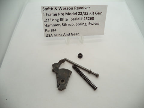 4 Smith & Wesson  I Frame Pre Model 22/32 Kit Gun Internal Parts Lot Used