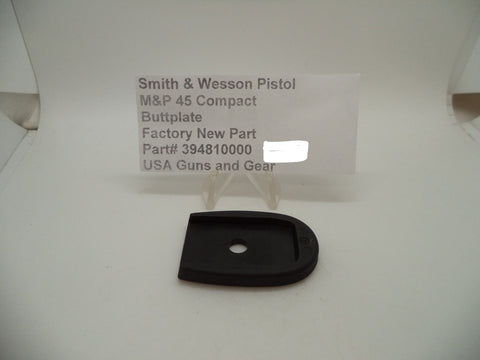 394810000 Smith & Wesson Pistol M&P 45 Compact Buttplate Factory New Part