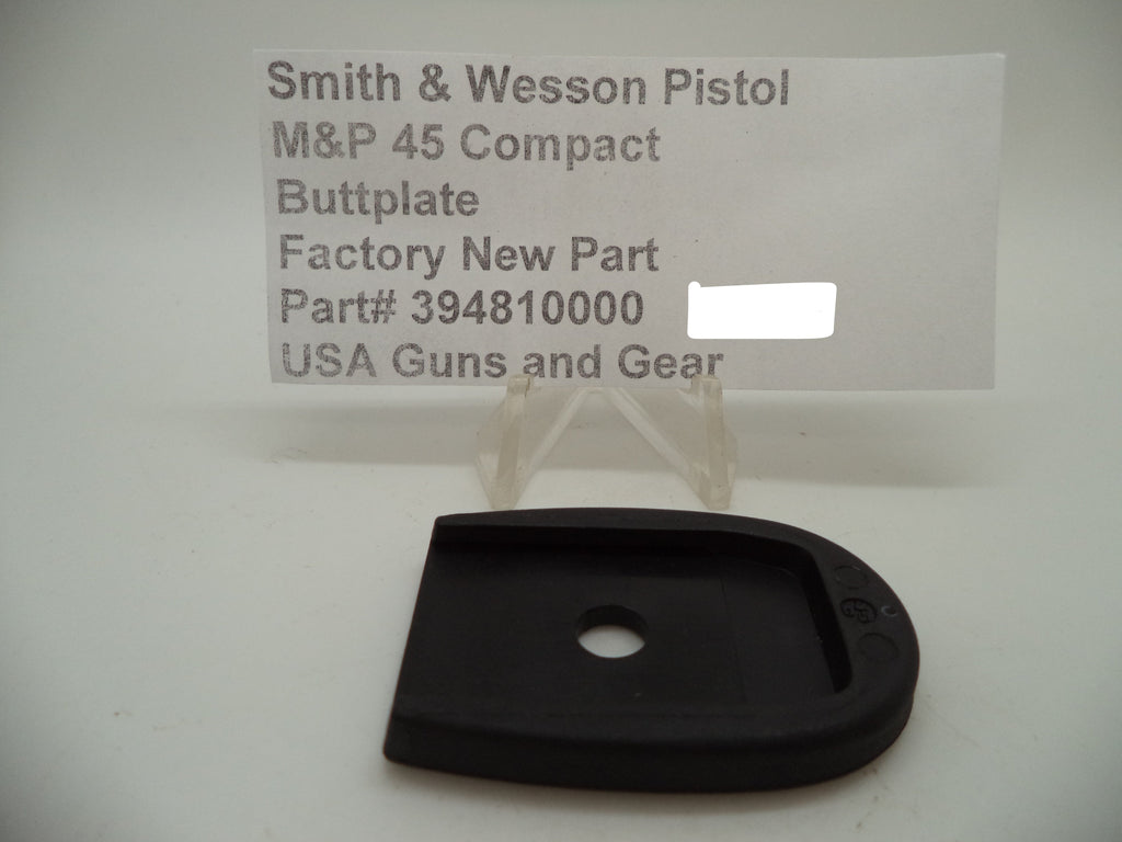 Smith & Wesson M&P 45 Compact Magazine Buttplate - Factory OEM 394810000
