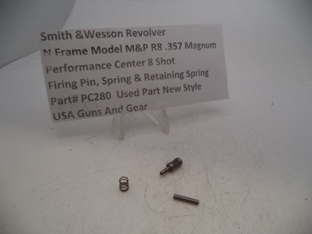 PC280 Smith & Wesson N Frame Model M&P R8 .357 Magnum Performance Center 8 Shot Firing Pin, Spring & Retaining Spring