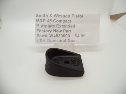 394830000 Smith & Wesson Pistol M&P 45 Compact Buttplate Extended New Part