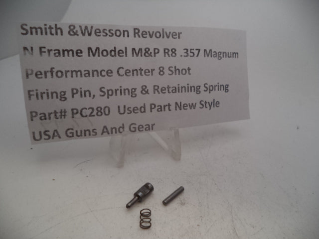 PC280 Smith & Wesson N Frame Model M&P R8 .357 Magnum Performance Center 8 Shot Firing Pin, Spring & Retaining Spring