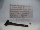 27162 Smith & Wesson Revolver N Frame Model 27 .357 Magnum Adjustable Rear Sight .209"