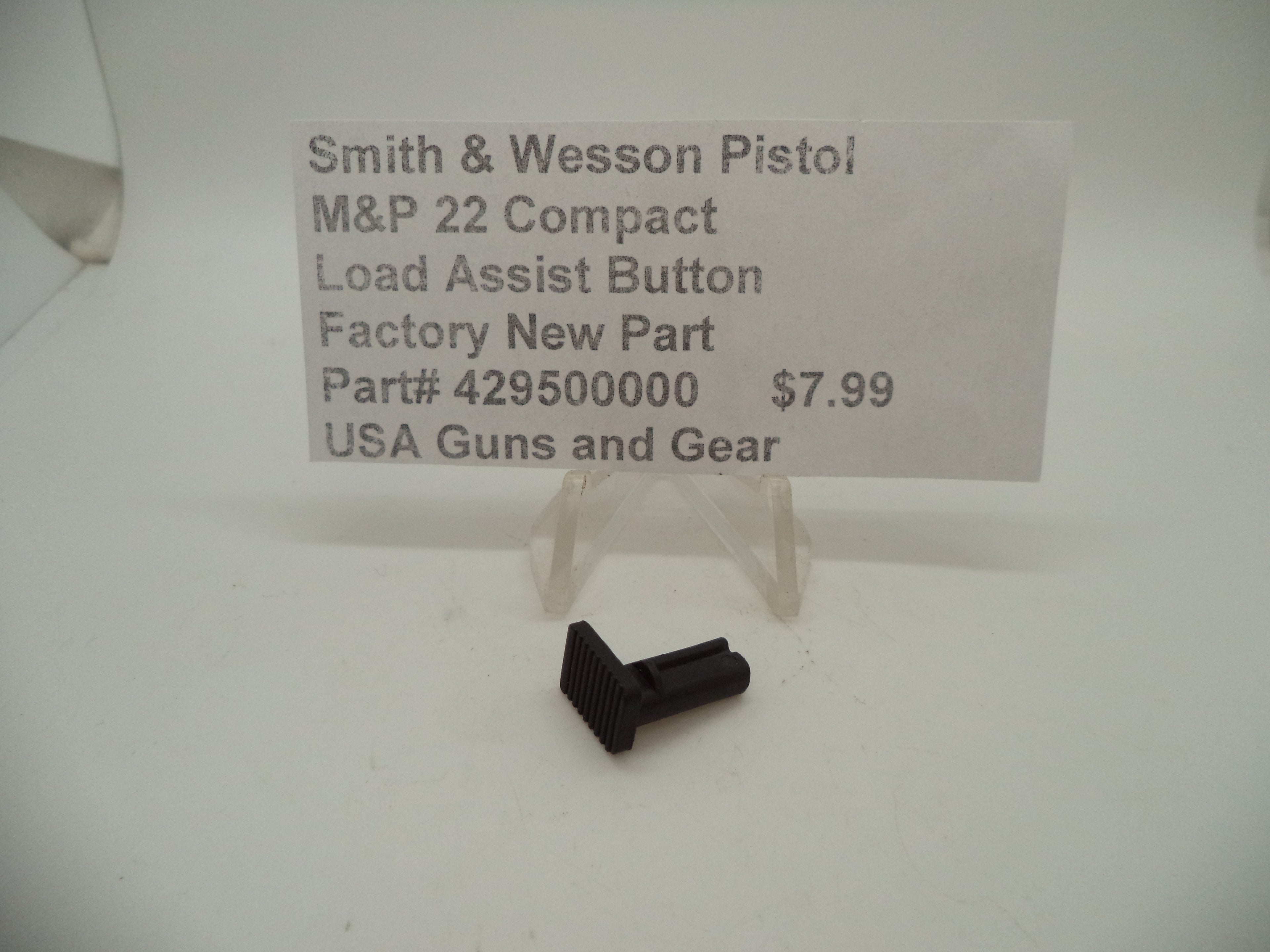Smith & Wesson M&P 22 Compact Load Assist Button - OEM Part #429500000