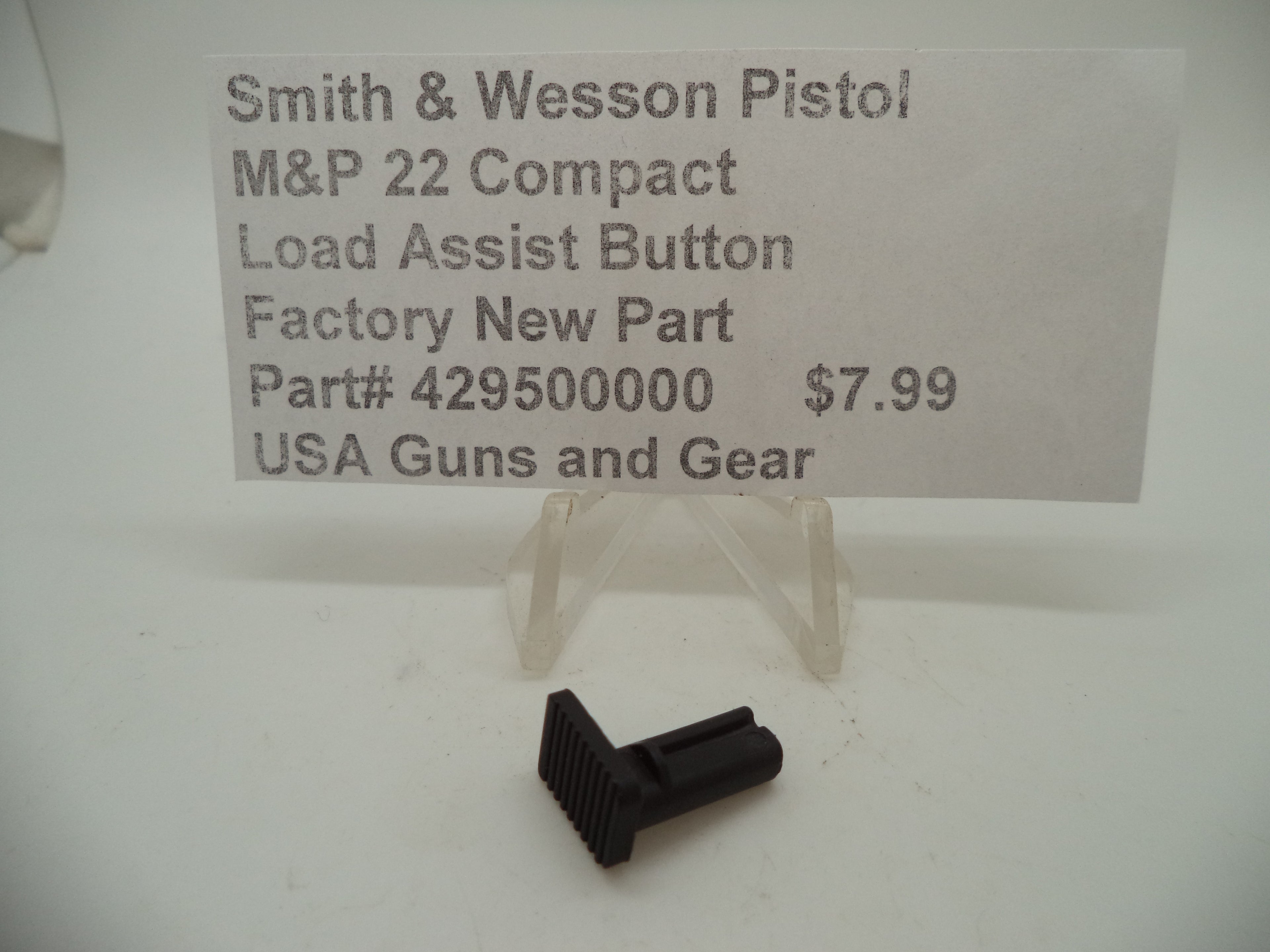 Smith & Wesson M&P 22 Compact Load Assist Button - OEM Part #429500000