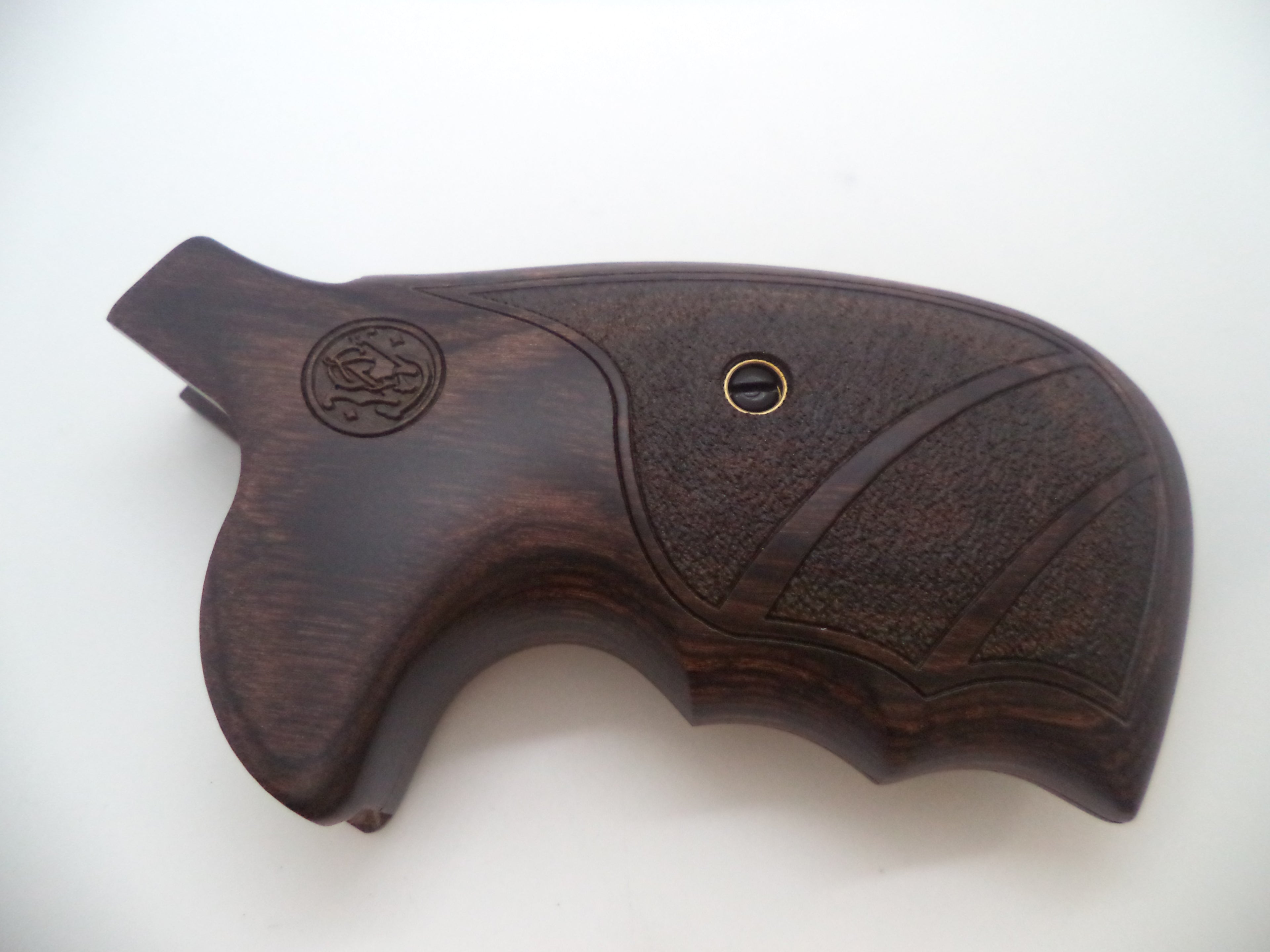 Smith & Wesson N Frame Wood Grips with Hardware - Round Butt Only - Factory New Part 3009703