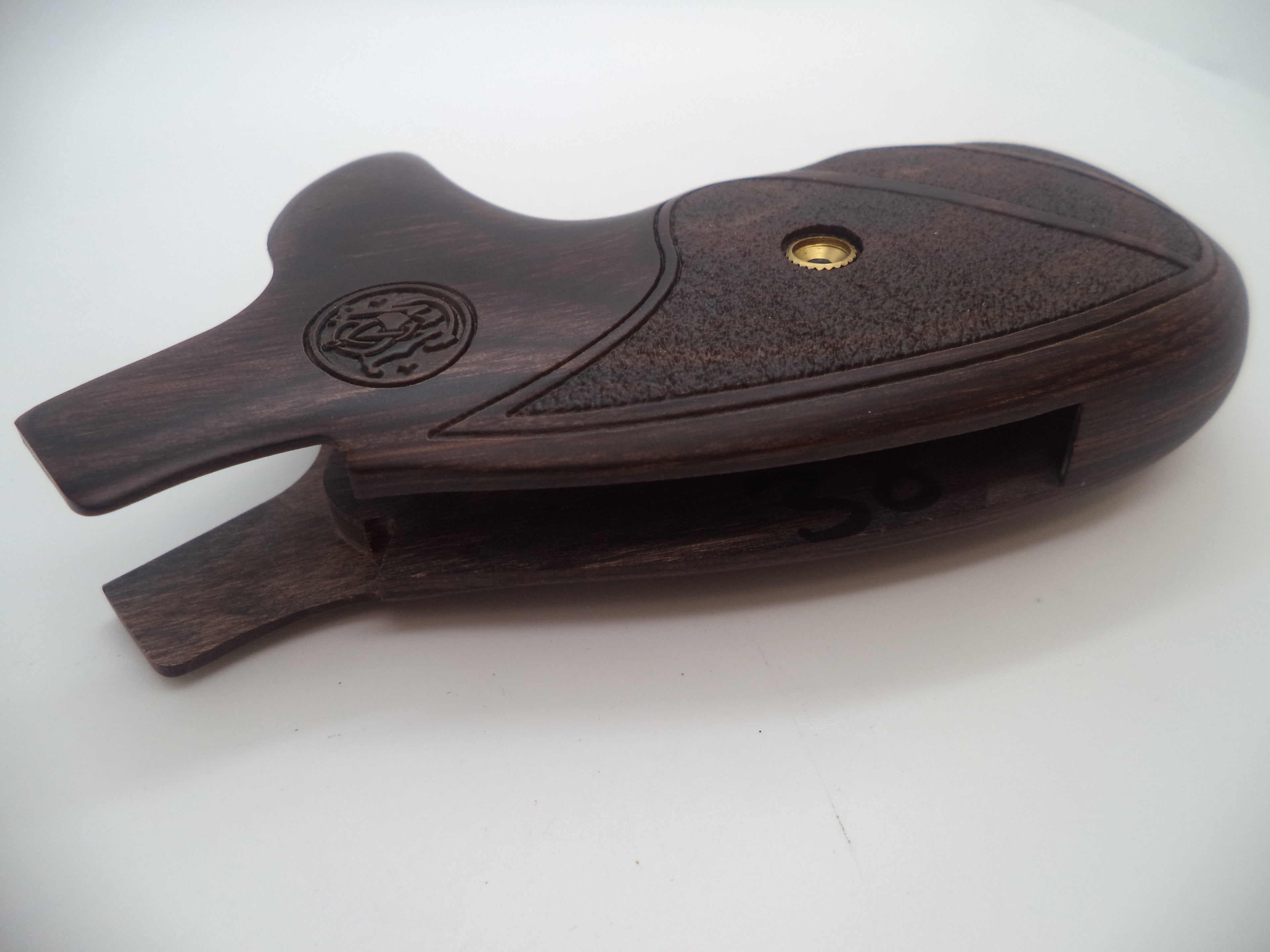 Smith & Wesson N Frame Wood Grips with Hardware - Round Butt Only - Factory New Part 3009703