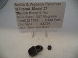 27179A Smith & Wesson N Frame Model 27  .357 Magnum Thumb Piece & Nut Blue Steel Used