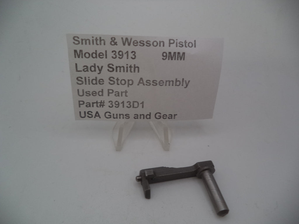 Smith & Wesson Model 3913 Slide Stop Assembly Lady Smith 9MM Used - 3913D1