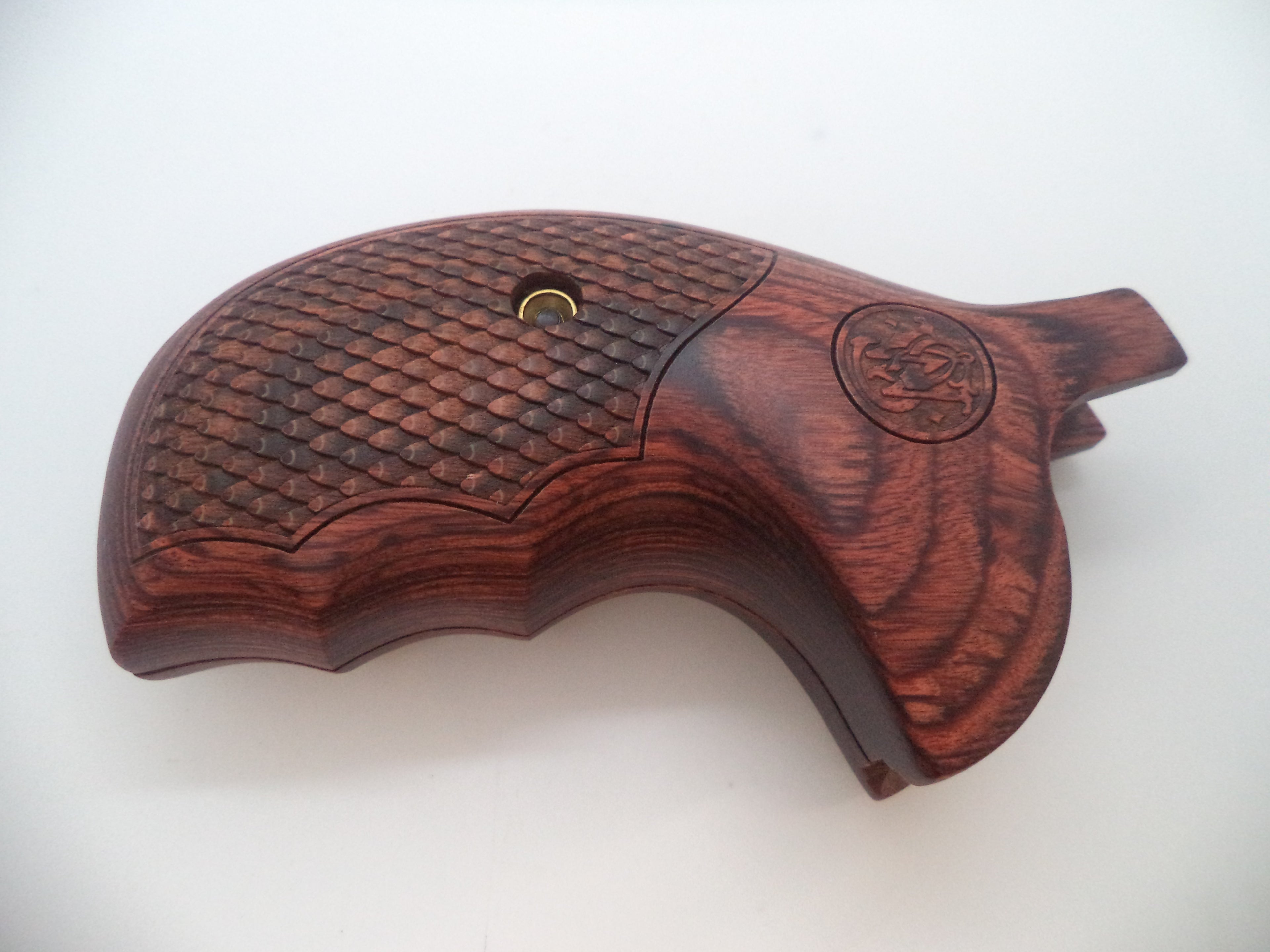 Smith & Wesson L Frame 686 Wood Grips - Round Butt | OEM Part 414020000