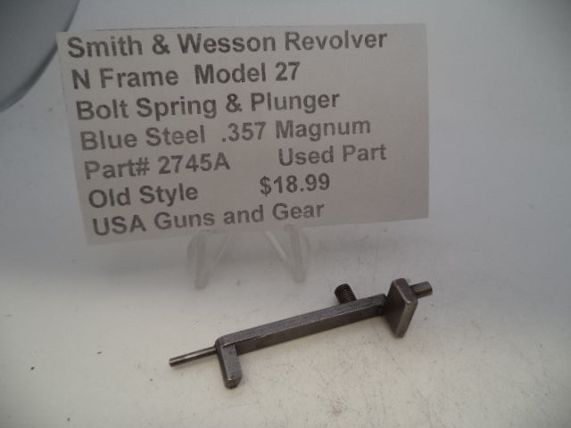 Smith & Wesson Model 27 Bolt Spring & Plunger .357 Magnum Used 2745A