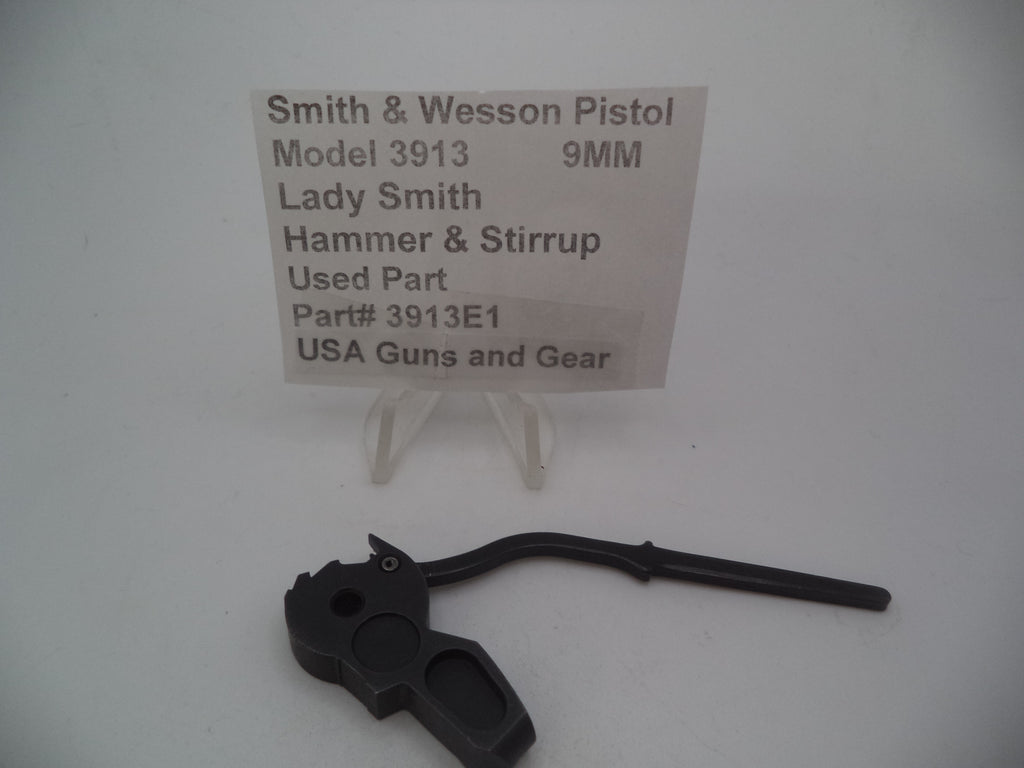 Smith & Wesson Model 3913 Hammer & Stirrup Lady Smith 9MM Used - 3913E1