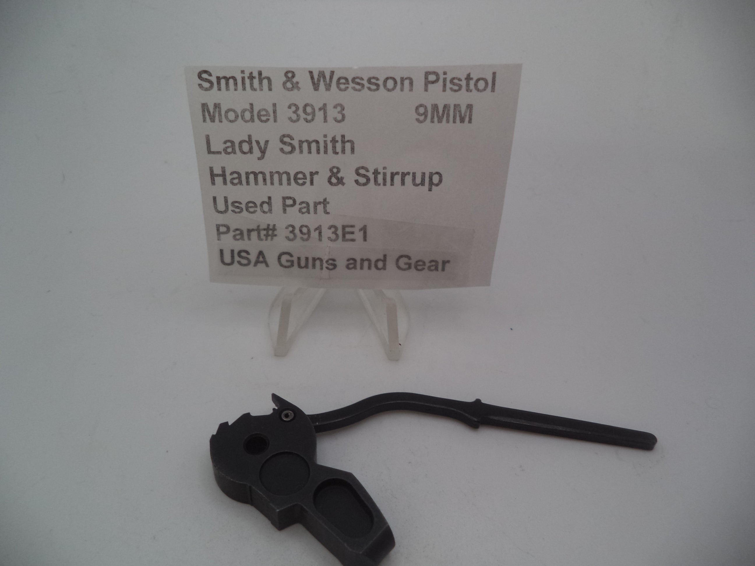 Smith & Wesson Model 3913 Hammer & Stirrup Lady Smith 9MM Used - 3913E1