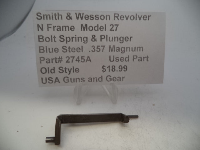 Smith & Wesson Model 27 Bolt Spring & Plunger .357 Magnum Used 2745A