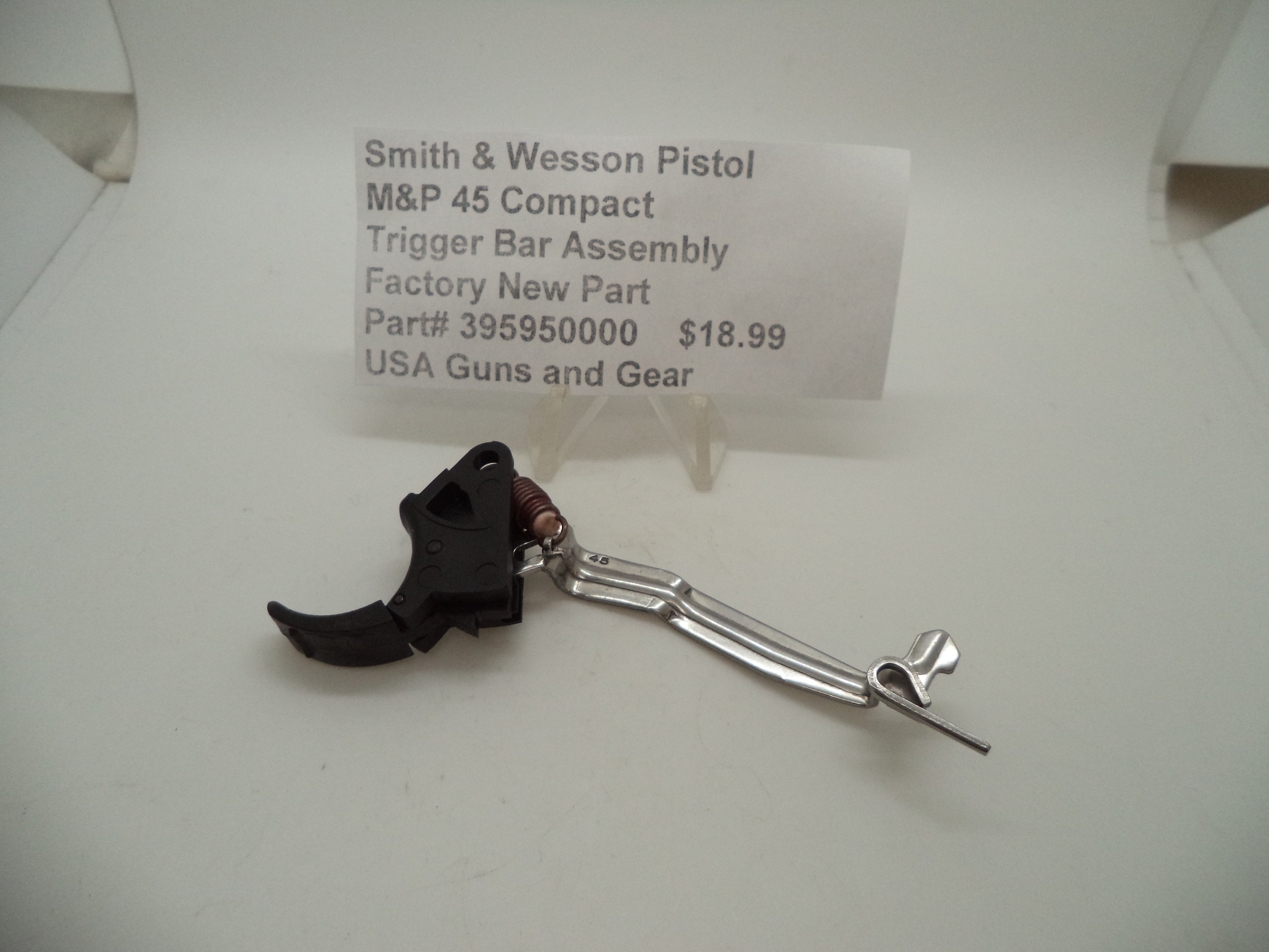 Smith & Wesson M&P 45 Compact Trigger Bar Assembly - Factory OEM 395950000