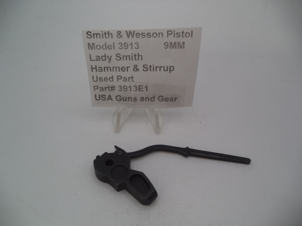 Smith & Wesson Model 3913 Hammer & Stirrup Lady Smith 9MM Used - 3913E1