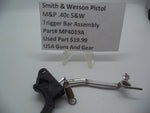 MP4019A Smith & Wesson Pistol M&P Trigger Bar Assembly & Spring Used .40c  S&W