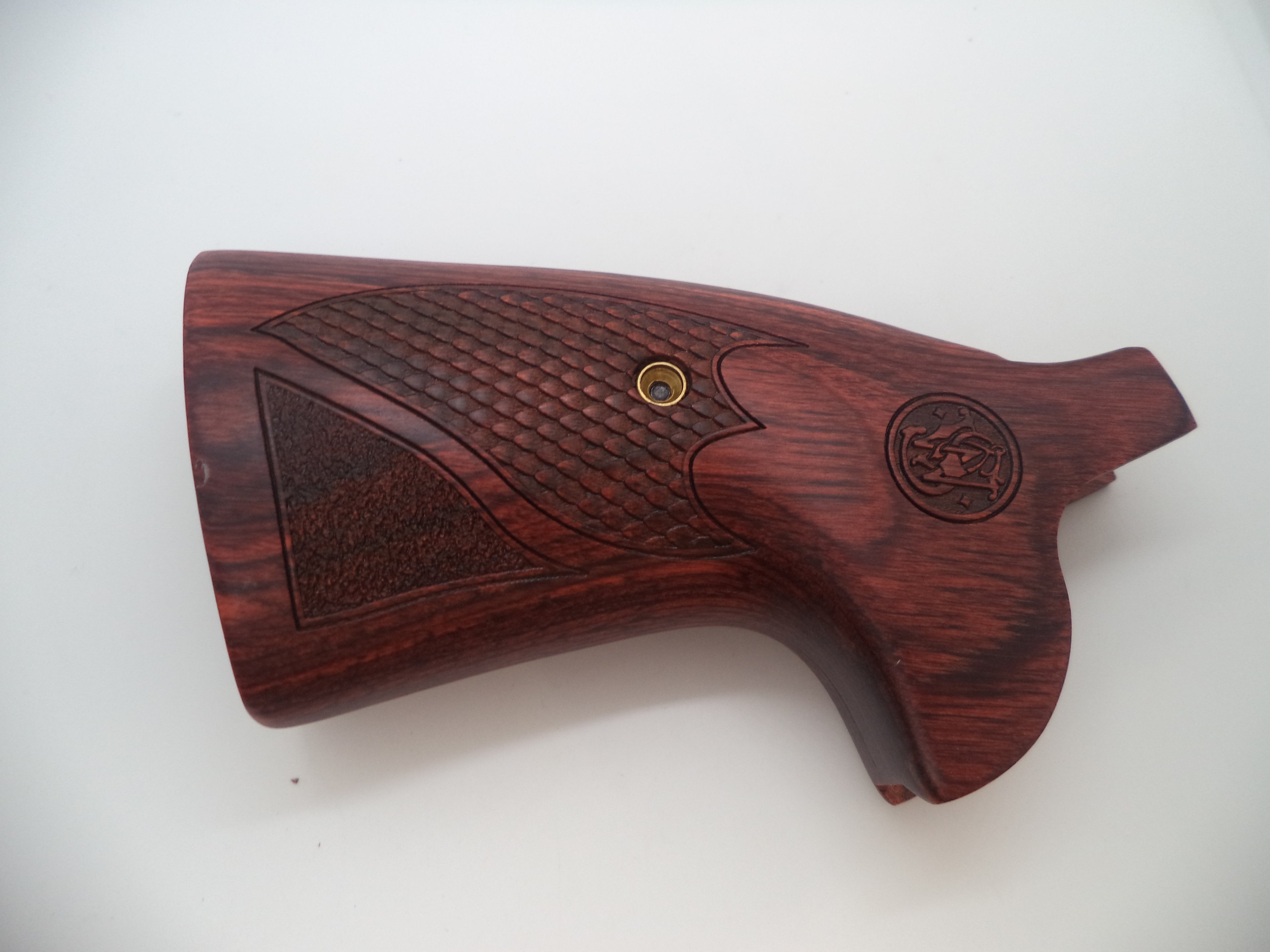 Smith & Wesson N Frame Round Butt Wood Grips - 414050000