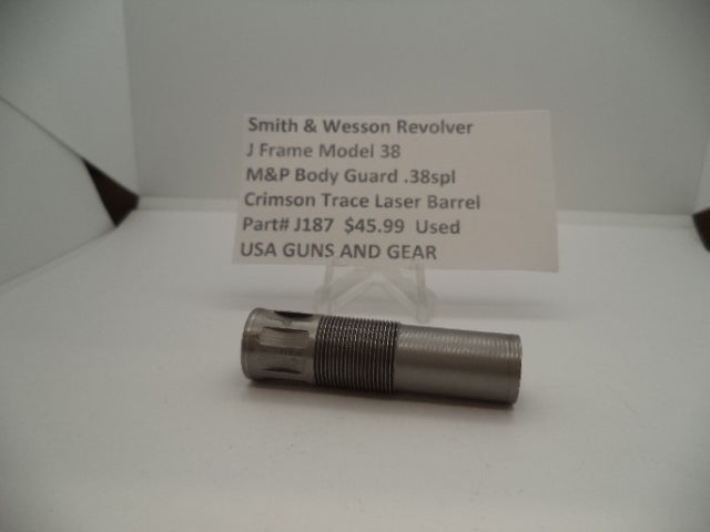 Smith & Wesson M&P Body Guard J Frame Model 38 Revolver Barrel Used Part J187
