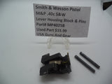 MP4025B Smith & Wesson Pistol M&P Lever Housing Block and Pins Used .40c  S&W