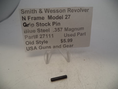 27111 Smith & Wesson N Frame Model 27  .357 Magnum Grip Stock Pin Used