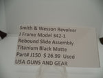 J150 Smith & Wesson Used J Frame Model 342 -1 Airlite PD .38 Special Black Matte