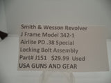 J151 Smith & Wesson Used J Frame Model 342-1 Airlite .38 Special Locking Bolt As
