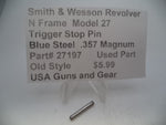 27197 Smith & Wesson N Frame Model 27 .357 Magnum Trigger Stop Pin Blue Steel Used