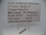 27197 Smith & Wesson N Frame Model 27 .357 Magnum Trigger Stop Pin Blue Steel Used