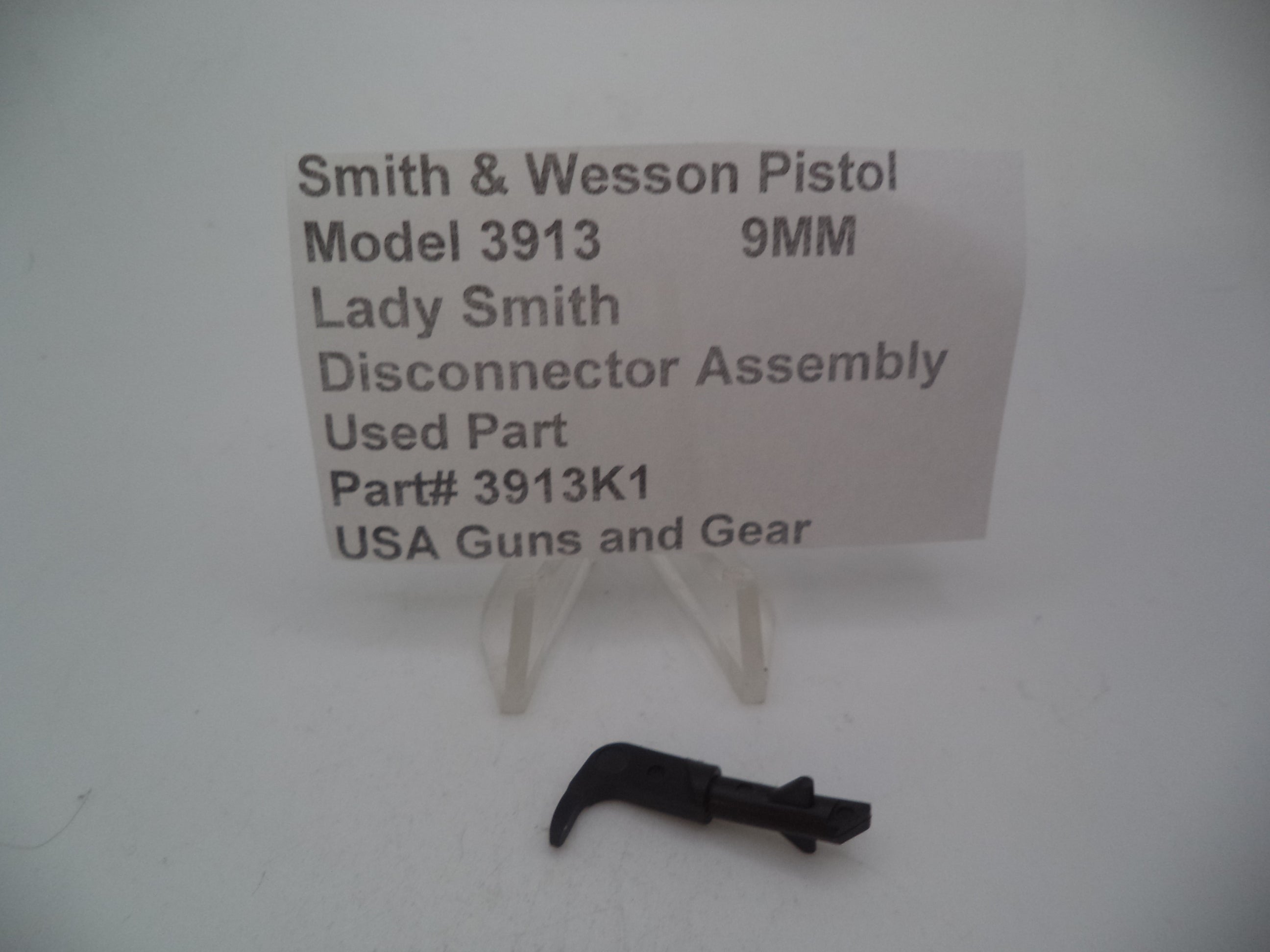 Smith & Wesson Model 3913 Disconnector Assembly Lady Smith 9MM Used - 3913K1