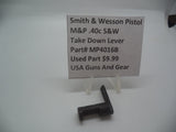 MP4016B Smith & Wesson Pistol M&P Take down Lever Used .40c  S&W