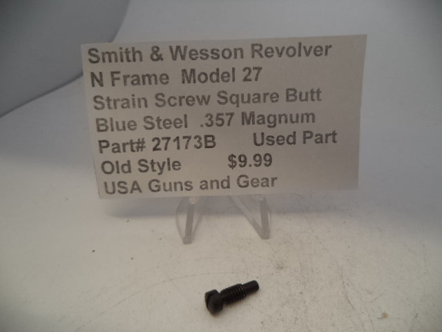 27173B Smith & Wesson N Frame Model 27 .357 Magnum Strain Screw Square Butt Blue Steel