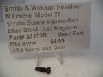 27173B Smith & Wesson N Frame Model 27 .357 Magnum Strain Screw Square Butt Blue Steel