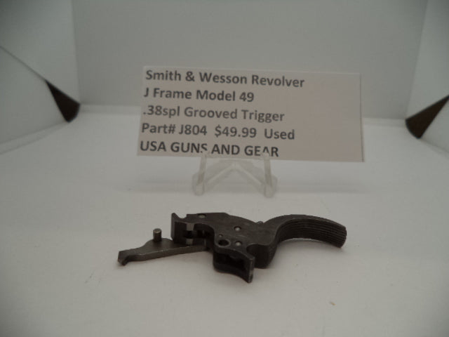 J804 Smith & Wesson Used J Frame Model 49 Case Hardened .238" Grooved Trigger