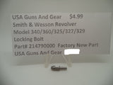 214790000 Smith & Wesson J Frame Multi Model Locking Bolt Factory New Part