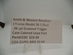 J239 Smith & Wesson Used J Frame Model 36 .38 Special .2380" Wide  Grooved Trigg