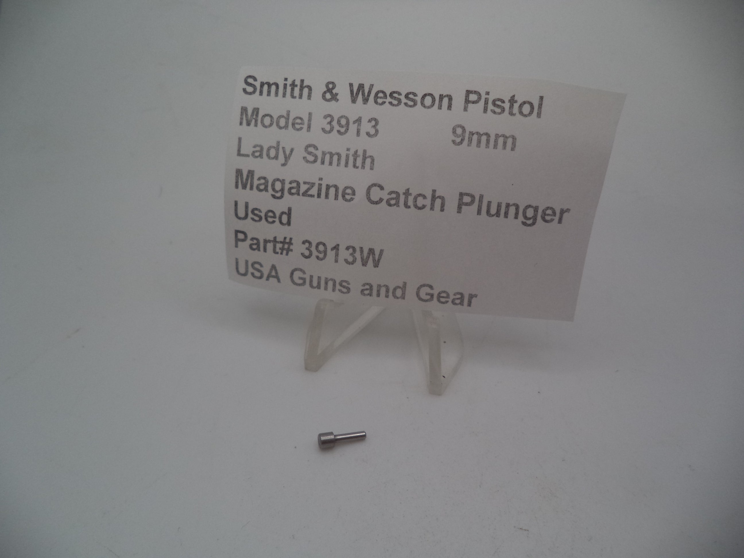 Smith & Wesson Model 3913 Magazine Catch Plunger Lady Smith 9MM Used - 3913W