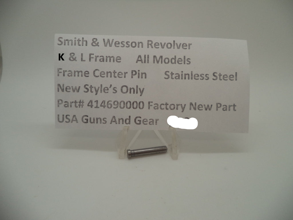 Smith & Wesson K Frame L Frame Center Pin New Style All Models - 414690000