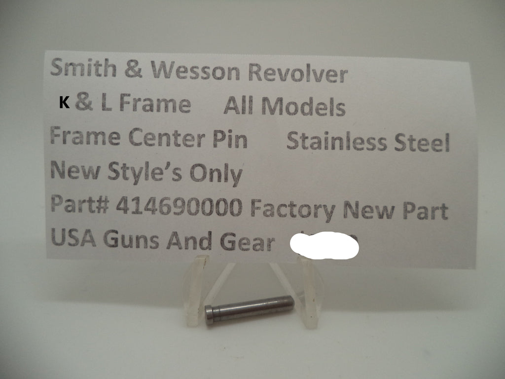 Smith & Wesson K Frame L Frame Center Pin New Style All Models - 414690000
