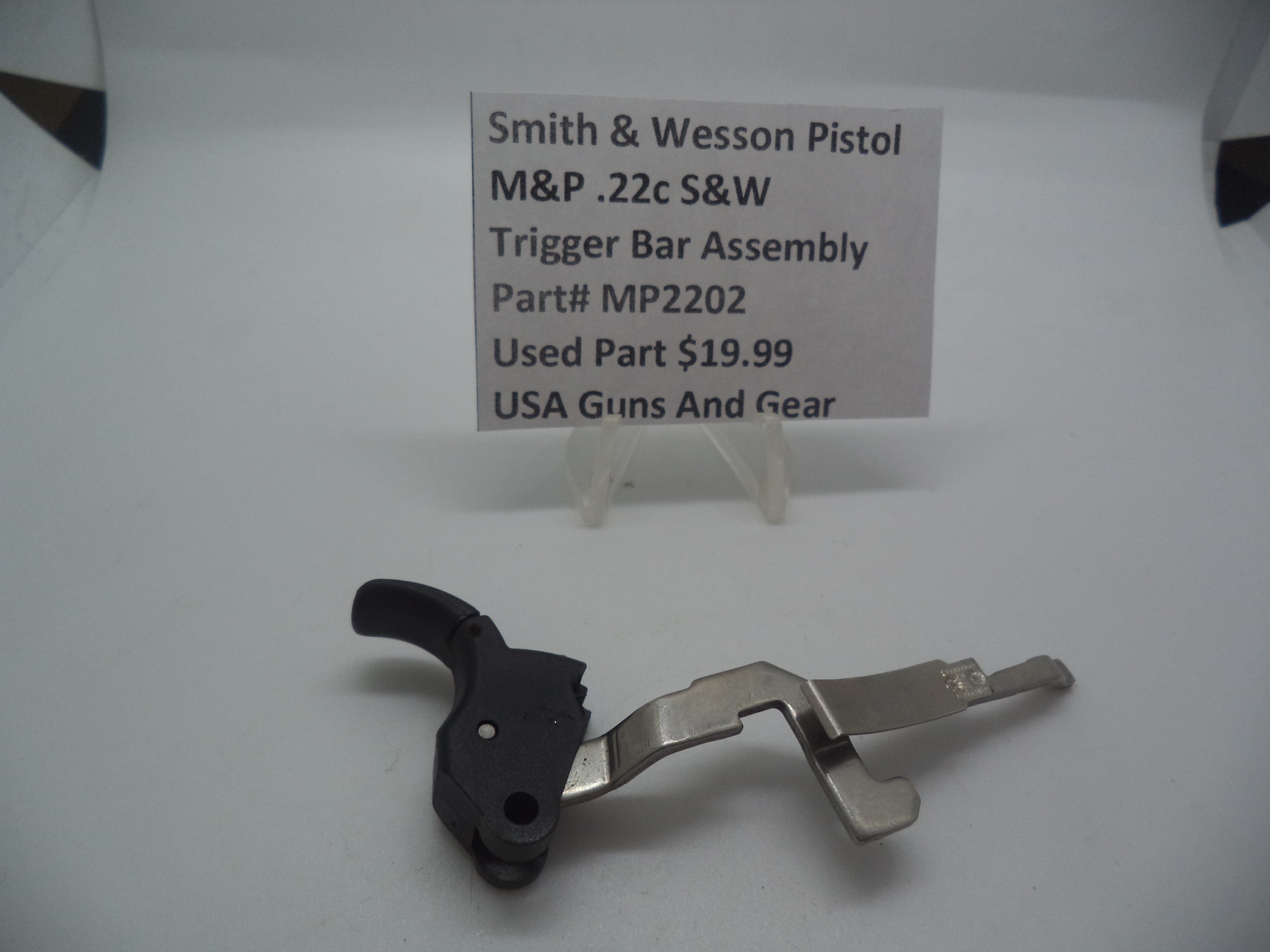 Smith & Wesson M&P 22 Compact Trigger Bar Assembly - Used OEM Part (Part #MP2202)