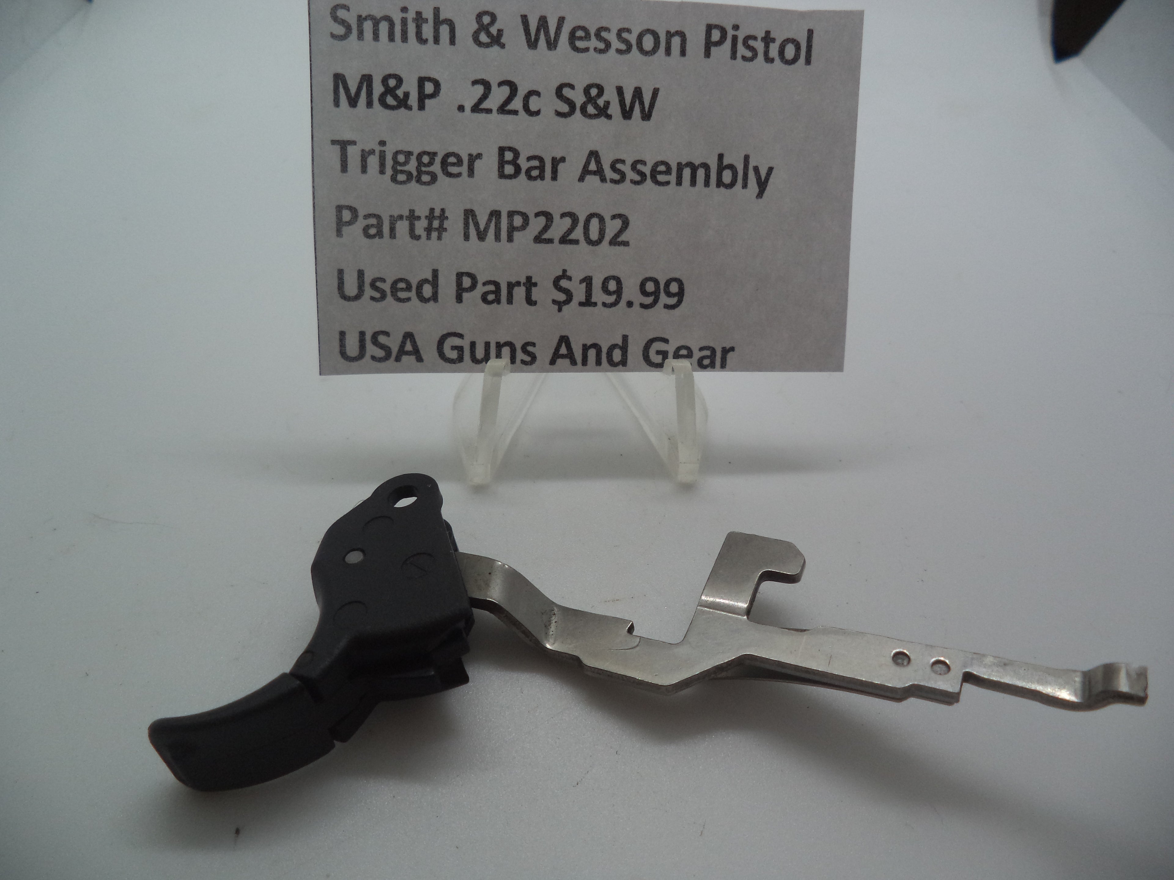 Smith & Wesson M&P 22 Compact Trigger Bar Assembly - Used OEM Part (Part #MP2202)