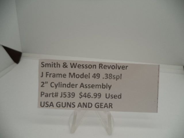 J539 Smith & Wesson Used J Frame Model 49 .38 special 2" Blue 5 Shot Cylinder -                                USA Guns And Gear-Your Favorite Gun Parts Store