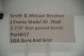 Smith & Wesson J17 Smith & Wesson Used J Frame Model 60 Non-Pinned 1 7/8" S.S. Barrel Part 000000000