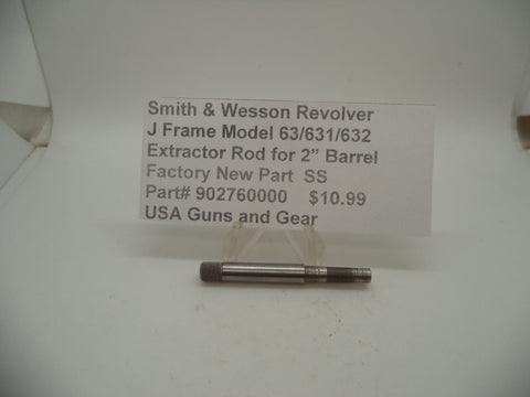 902760000 Smith & Wesson Extractor Rod for a 2" Barrel