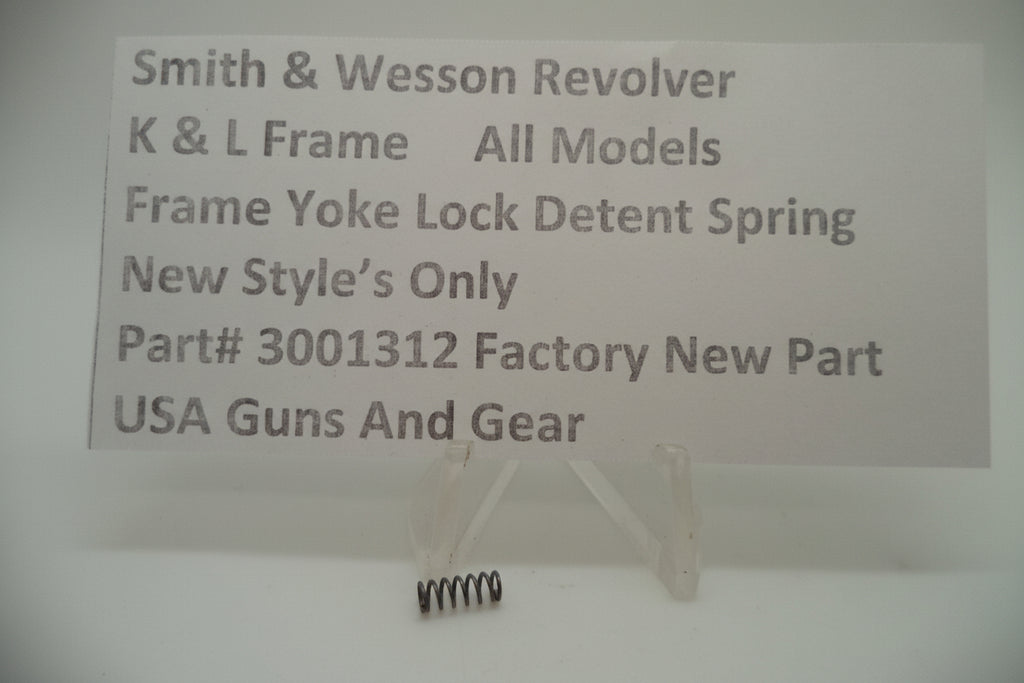 Smith & Wesson K/L Frame Yoke Lock Detent Spring (New Style) - 3001312