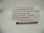 071360000 Smith and Wesson J Frame  Extractor Rod For Over a 2" Barrel