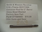 077590000 Smith & Wesson K & L Frame Extractor Rod 3" Barrel & Up