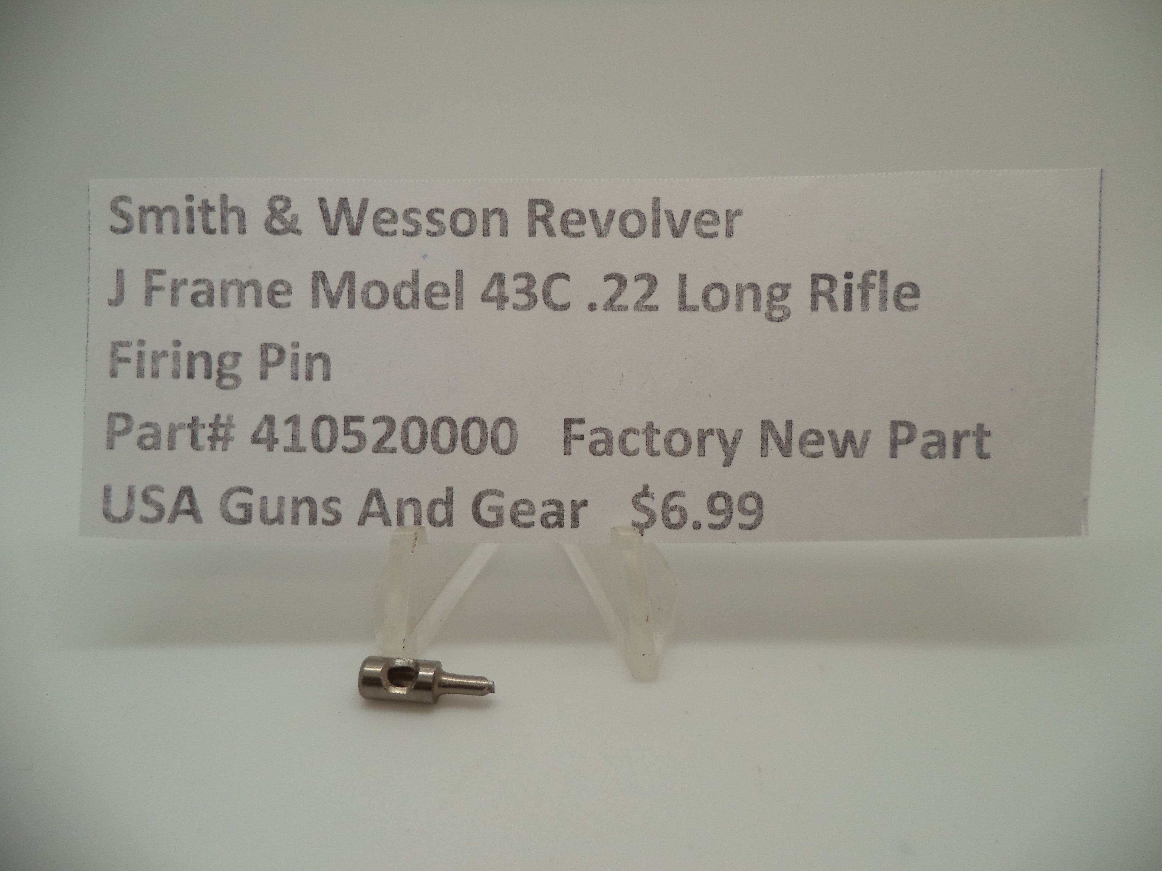 410520000 S&W J Frame Model 43C Firing Pin .22LR