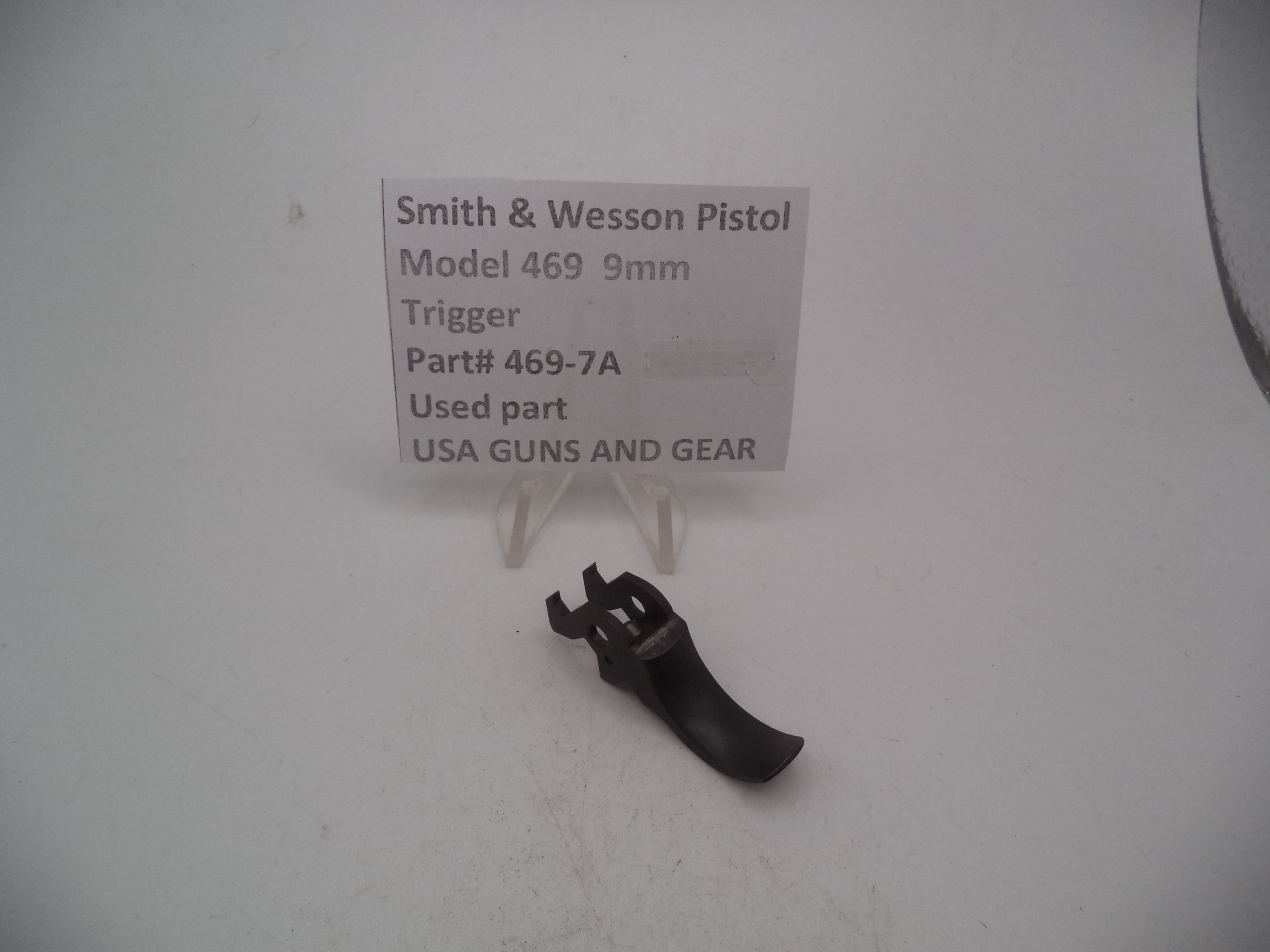 469-7A Smith & Wesson Pistol Model 469  9mm Trigger  Used Part